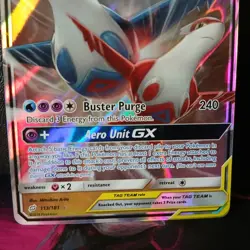 Pokemon Latias & Latios GX Holo Ultra Rare TCG Card Sun & Moon 113/181 LP+ - Image 3