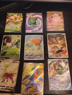Lot Of 9 Pokemon Illustration Rare Cards Varying Sets All Nm To Mint - Image 1