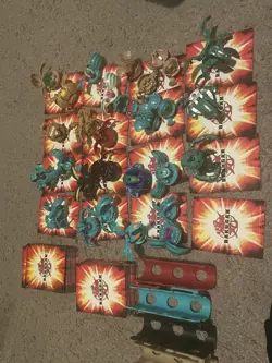 bakugan lot of bakugan and gate and ability cards - Image 4