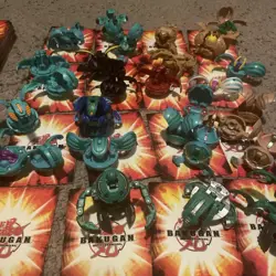 bakugan lot of bakugan and gate and ability cards - Image 5