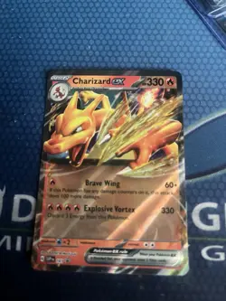 Pokemon Charizard ex 161 Sv: Scarlet & Violet Promo Card Holo EX 330 HP - Image 1