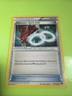 Gyarados Spirit Link 101/122 Breakpoint Regular Nintendo Pokemon Card 2016 - Image 2