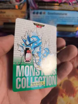 Pokemon Karte Card carddass Monsters collection Green 1996 japanese Gyarados VG- - Image 4