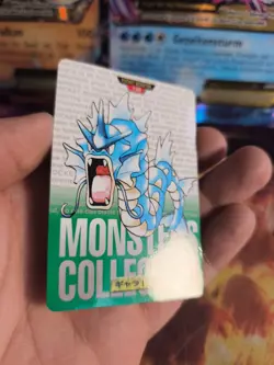 Pokemon Karte Card carddass Monsters collection Green 1996 japanese Gyarados VG- - Image 5