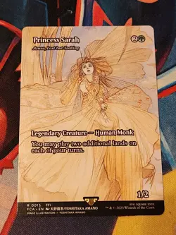 Princess Sarah - Azusa, Lost but Seeking R 0015 (Showcase) MTG Final Fantasy - Image 1