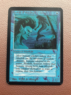 Merfolk of the pearl trident Alpha MTG Magic the gathering - Image 1