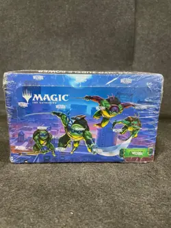 MTG: Teenage Mutant Ninja Turtles - Play Booster Box, Sealed Box is Worn - Image 1