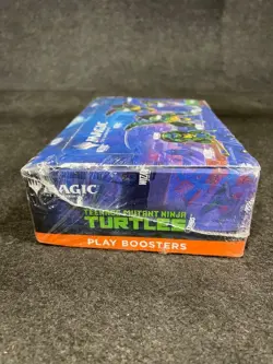 MTG: Teenage Mutant Ninja Turtles - Play Booster Box, Sealed Box is Worn - Image 3