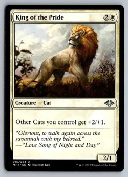 King of the Pride 16 Uncommon Modern Horizons Magic: The Gathering Near Mint - Image 1