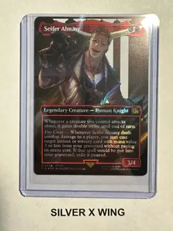 Seifer Almasy (Borderless) (Surge Foil) x1, MTG, Final Fantasy, FIN, NM - Image 1