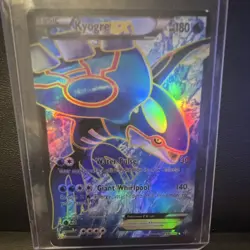 Pokemon Kyogre EX 148/160 XY Primal Clash Full Art Ultra Rare Holo 180 HP Card - Image 1