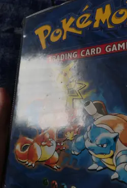 Pokemon Binder Original Blue Album Holds Cards A5 4 Pocket Wizards 1999 Pikachu - Image 5