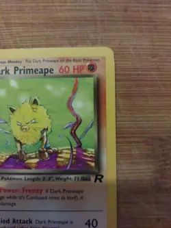 Pokemon Card Dark Primeape 43/82 1st Edition Team Rocket NM - Image 4