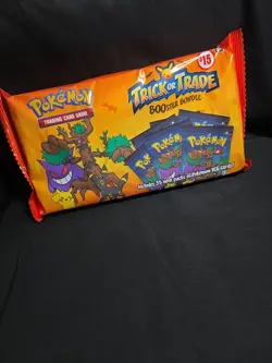 Pokemon TCG 2024 Trick or Trade BOOster Bundle Halloween 35 Mini Packs Inside - Image 1