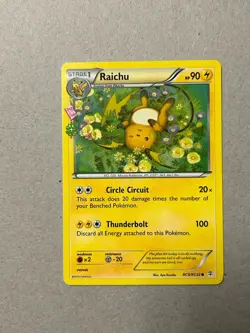 Pokemon TCG Raichu RC9/RC32 Generations Radiant Collection Lightly Played - Image 1