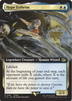 MTG Hope Estheim (Extended Art) Normal NM FINAL FANTASY Magic 491 - Image 1