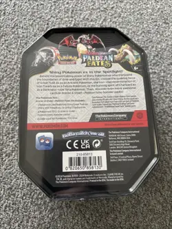 Pokemon Scarlet & Violet Paldean Fates Charizard EX Tin- New/ Sealed - Image 2