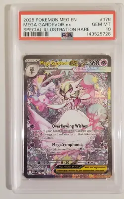 PSA 10 | Mega Gardevoir ex 178 SIR | Mega Evolutions Pokemon - Image 1