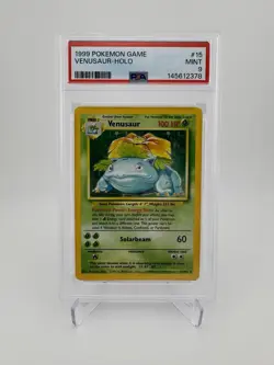 NEW CERT! - PSA 9 - POKEMON BASE SET UNLIMITED #15 VENUSAUR-HOLO - Image 1