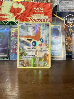 Pokemon TCG Victini XY 117 2016 Black Star Promo Holo - Image 1