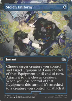MTG Stolen Uniform (Borderless) Normal NM FINAL FANTASY Magic 332 - Image 1