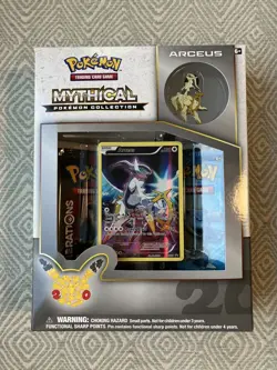 6x Pokemon mythical collections: arceus,jirachi,keldeo,meloetta,shaymin,genesect - Image 1