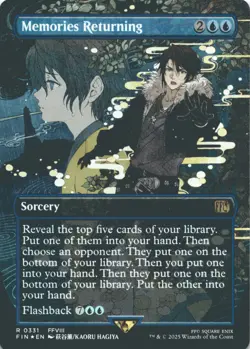MTG Memories Returning (Borderless) Foil NM FINAL FANTASY Magic 331 - Image 1