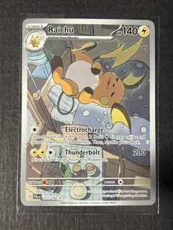 Pokemon Raichu 211/193 Sv02: Paldea Evolved Illustration Rare Holo HP 140 - Image 1