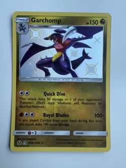 Garchomp SV40/SV94 - Hidden Fates Baby Shiny Rare Pokemon TCG NM - Image 1