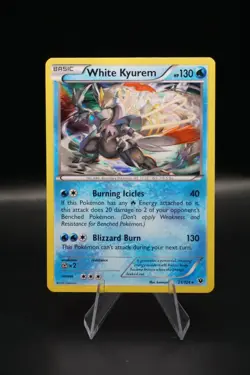White Kyurem HOLO 21/124 XY FATES COLLIDE Pokemon - Image 1