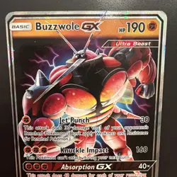 Buzzwole GX - 57/111 - Ultra Rare - Crimson Invasion - Pokemon LP - Image 1