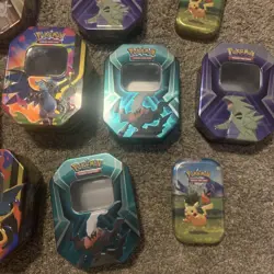 LOT OF 15 EMPTY POKEMON TCG TINS - Image 2