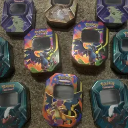 LOT OF 15 EMPTY POKEMON TCG TINS - Image 3