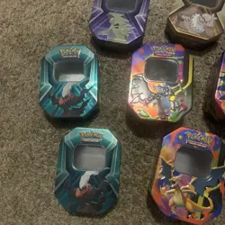 LOT OF 15 EMPTY POKEMON TCG TINS - Image 4