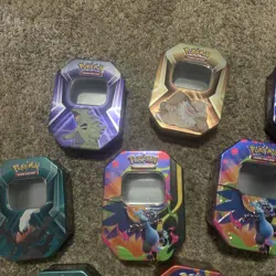 LOT OF 15 EMPTY POKEMON TCG TINS - Image 5