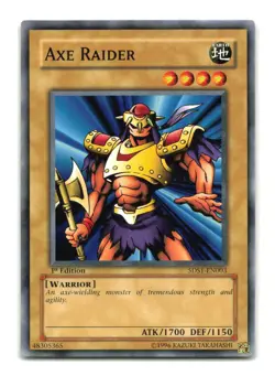 Axe Raider - 5DS1-EN003 1st Edition - YuGiOh-LP - Image 1