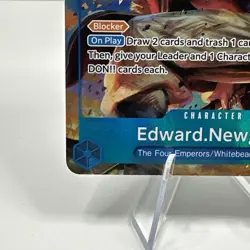 Edward.Newgate (Alternate Art) OP13-042 Carrying On His Will Foil One Piece TCG - Image 5