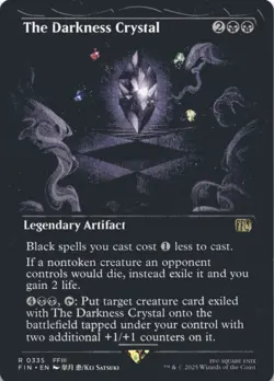 MTG The Darkness Crystal (Borderless) Normal NM FINAL FANTASY Magic 335 - Image 1