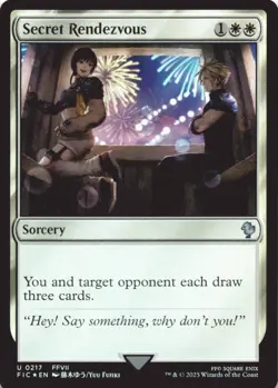 MTG Secret Rendezvous (0217) Foil NM Commander: FINAL FANTASY Magic 217 - Image 1