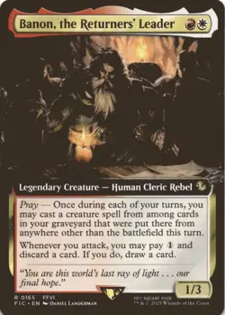 MTG Banon, the Returners' Leader (Extended Art) Normal NM Commander: FINAL FANTA - Image 1