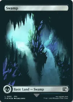 MTG Swamp (0301) Foil NM FINAL FANTASY Magic 301 - Image 1