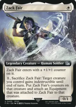 MTG Zack Fair (Extended Art) Normal NM FINAL FANTASY Magic 435 - Image 1