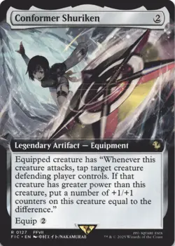 MTG Conformer Shuriken (Extended Art) Normal NM Commander: FINAL FANTASY Magic 1 - Image 1