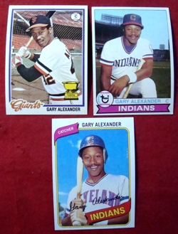 GARY ALEXANDER SIGNED PHOTO & 3 BASEBALL CARDS SAN FRANCISCO GIANTS - Cleveland - Image 4
