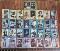 Star Wars Cards Lot Of (34) Vintage - Image 1