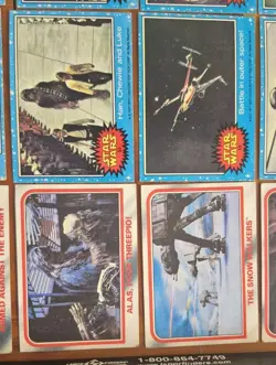 Star Wars Cards Lot Of (34) Vintage - Image 3