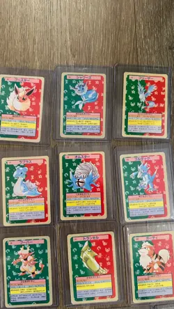 Vintage Pokemon Card Lot Topsun Blue Back / Green Back 1997 Japanese 14 Cards - Image 2