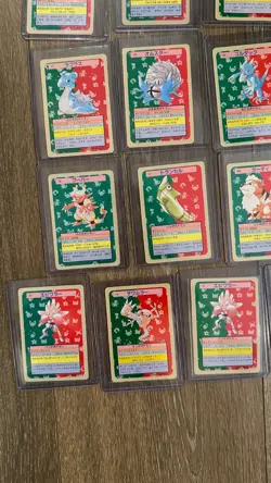 Vintage Pokemon Card Lot Topsun Blue Back / Green Back 1997 Japanese 14 Cards - Image 4