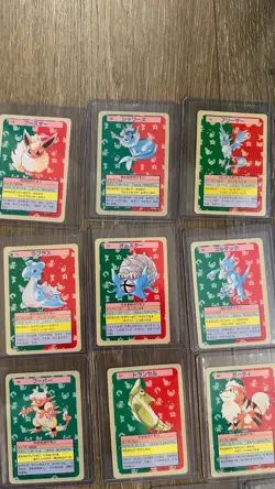 Vintage Pokemon Card Lot Topsun Blue Back / Green Back 1997 Japanese 14 Cards - Image 5