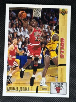 1991 Upper Deck MICHAEL JORDAN Card 44 Chicago Bulls HOF - Image 1